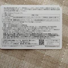 交渉中1枚JR西日本株主優待鉄道割引券