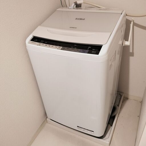 【8/30に処分】洗濯機　8kg　日立　ビートウォッシュ（BW-V80A） 2017年製
