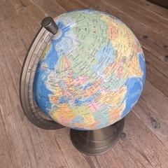 地球儀　スケール　星座表付き　世界地図