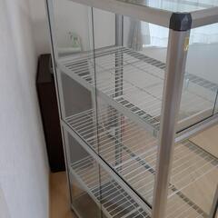 市内配送無料！　アルインコ アルミフレーム 両面引き戸 ガラス温室 GL-815S　