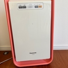 パナソニック　空気洗浄機　ピンク
