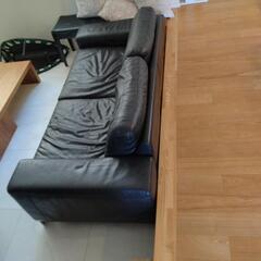 【値下】高級本革ソファ