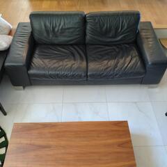 【値下】高級本革ソファ