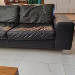 【値下】高級本革ソファ