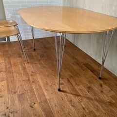 《値下げ》北欧家具　daneqrka ダイニングセット　イス4脚