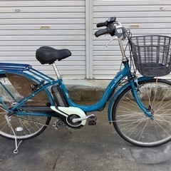 146 ブリヂストン新機種電動アシスト自転車assista 26インチブルー