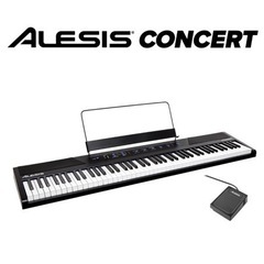ALESIS Concert 電子ピアノ フルサイズ・セミウェイ...