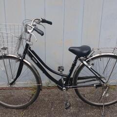 27インチ自転車 シティサイクル 黒