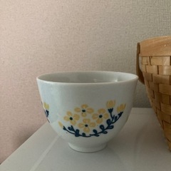 花柄　茶碗