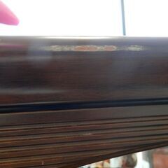 　193>  　アンティーク風３面ガラス飾棚　コレクションケース　鏡付き