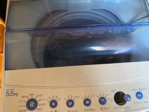 洗濯機　5.5K 2018年製