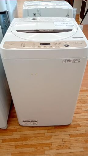 ★ジモティ割あり★ SHARP 洗濯機 6.0ｋｇ 21年製 動作確認／クリーニング済み YJ367