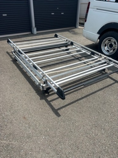 ZeroFactoryオーバースライダー+トヨタ純正ルーフキャリア ハイエース