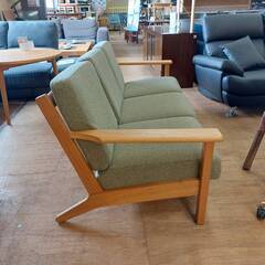 売約済【愛品倶楽部柏店】　ウニコ　ＶＩＳＫＡ　カバーリングソファ３シーター　ナチュラル