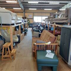 売約済【愛品倶楽部柏店】　ウニコ　ＶＩＳＫＡ　カバーリングソファ３シーター　ナチュラル