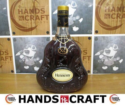 ヘネシーX.O.　金キャップ　クリアボトル　700ｍｌ　40度　未開封品　【ハンズクラフト宜野湾店】