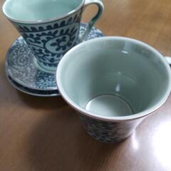 蛸唐草　コーヒーカップ２セット