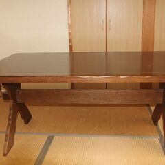 値下げ木製テーブル　コスギ　テーブルカバー
