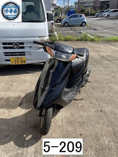 お取引頂きました。初期不良対応車両です♪　愛知県公安委員会登録業者(オートバイ商)☆GARAGE-ECO千音寺☆軽整備＆点検済み☆ライブディオAF34黒　5-209名古屋市中川区より!!