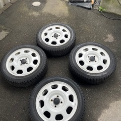 ハスラー純正鉄チンホイール スタッドレス