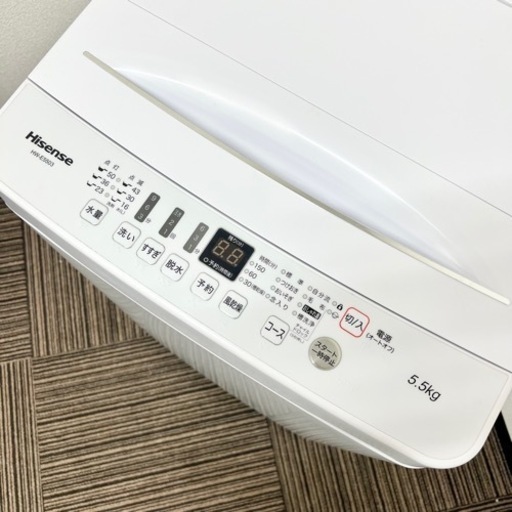 激安‼️19年製 5.5キロ Hisense 洗濯機 HW-E550301846