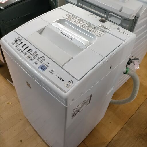 S1008　洗濯機　日立　HITACHI　NW-Z70E5 　2018年製　7㎏　送料A　札幌　南9条店