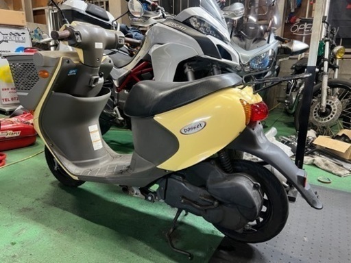 SOLD OUT！格安原付！レッツ4 バスケット バッテリー新品 配送可能