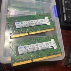 ノートPC 用メモリ　1GBx2 DDR3 SODIMM