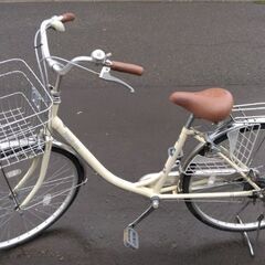 26インチ 🚲 BRIDGESTONE 中古 自転車 11800円 🔁3段切替 🔑鍵新品