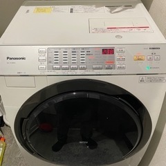 ★2018年購入 パナソニック ドラム式 洗濯乾燥機　NA-VX3800L NA-VX3800L-W ドラム式洗濯乾燥機 VXシリーズ クリスタル
