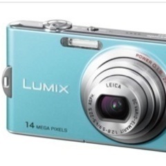 デジカメ　Panasonic LUMIX FX66 ブルー