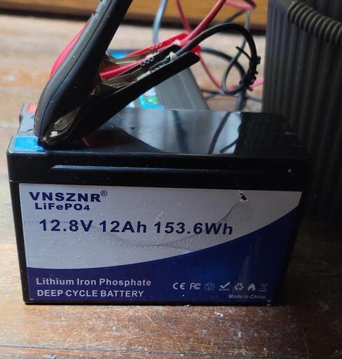 lifepo 4 リン酸鉄リチウム電池12V12ah