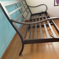 アイアンソファ／軽量／3〜4人掛け