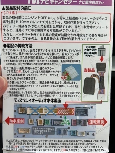 値下げ！新型ヴォクシー用BLITZ製TVキャンセラー