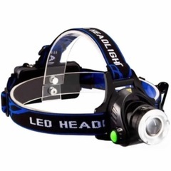 LED ヘッドライト 充電式 PSE認証 18650蓄電池 &充...