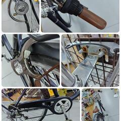 J301★サドル劣化有り★普通自転車★INVINCIBLE★6段変速★LEDオート★26インチ