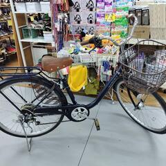 J301★サドル劣化有り★普通自転車★INVINCIBLE★6段変速★LEDオート★26インチ