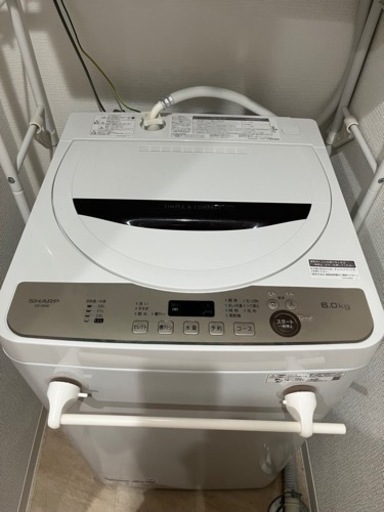 【取引決定済】SHARP ES-GE6E 洗濯機 ※取説付き