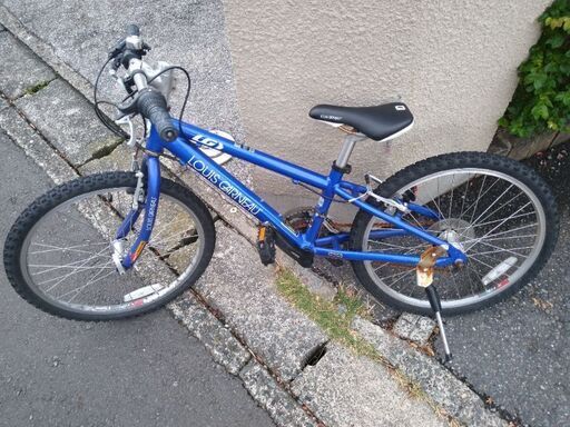 ルイガノ 子供 自転車 22インチ 青 LOUIS GARNEAU キッズ自転車 水色