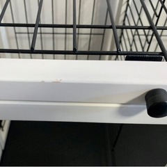 トイレルーム付　ペットゲージ　ケージ　犬　猫　ペット　木製　サークル　ホワイト