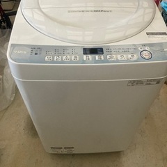 【美品】2019年式シャープ　7キロ全自動洗濯機