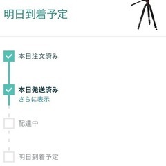 4万6千円　1時間前に注文　明日届く　新品未使用未開封　三脚