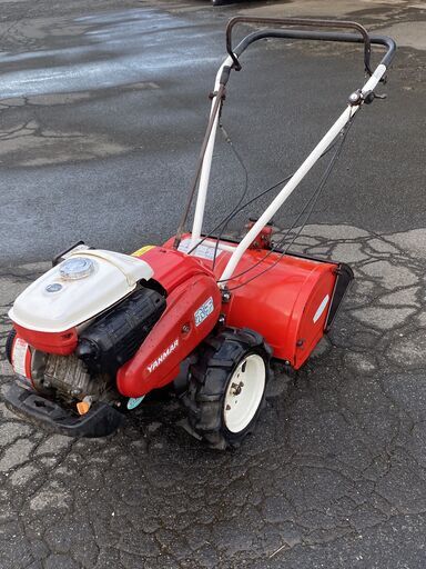 爪も新品　仕上がりました　整備済  女性でも片手で楽々操作 5.8馬力 ヤンマー 耕運機 ポチ MRT6DX ローター正/逆転