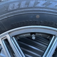 スタッドレスタイヤ　ブリヂストン　ホイール付き　アルファード