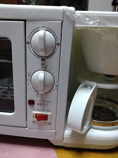 値下げしました美品トースターコーヒー目玉焼３点付