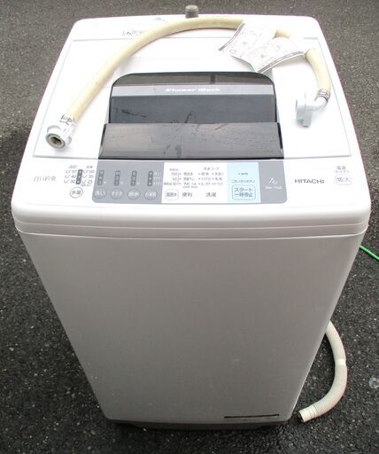 ☆日立 HITACHI NW-70A 7.0kg 全自動電気洗濯機◆送風乾燥機能搭載『白い約束』
