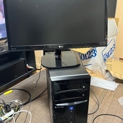 ゲーミングPC モニター付　金額下げました