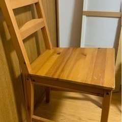 【予定者決定】【8/11まで引取の方】IKEA 椅子　木製　チェ...