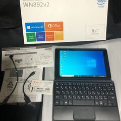 マウスコンピューター 2in1タブレットPC「WN892V2」W...