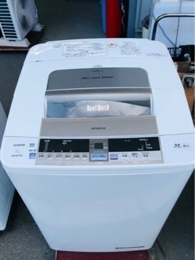 (購入者決めました)福岡市内配送無料　日立 8．0kg全自動洗濯機 エディオンオリジナル ビートウォッシュ BW-80TVE2